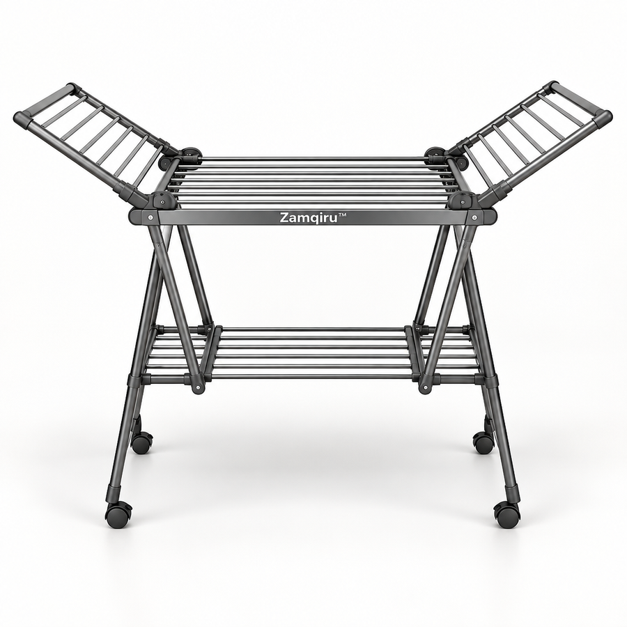 Foldable Freestanding Clothes Drying Rack main image 1